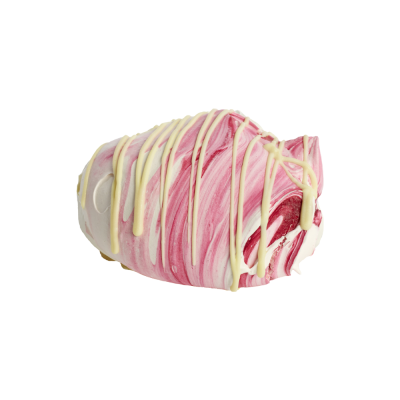 Flower & White Meringue Cloud - White Choc & Raspberry 70g
