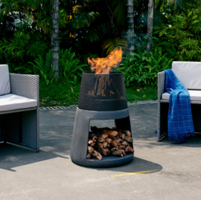 Outdoor Wood Burning Fire Pit