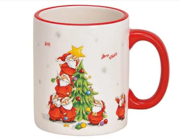 Mug with Christmas tree design