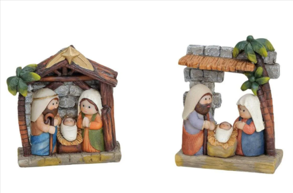 NATIVITY SET POLY 2 