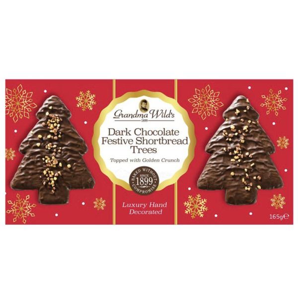 Dark Chocolate Festive Trees