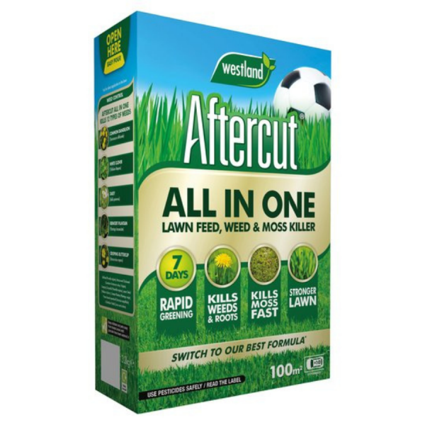 Aftercut All In One Lawn Feed & Weed - Box