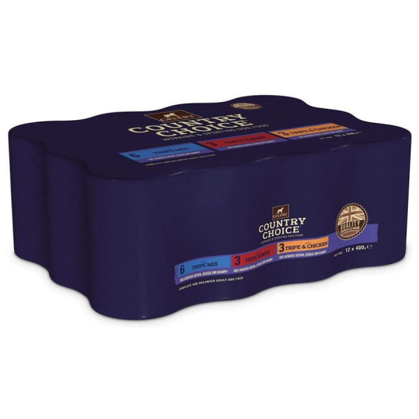 Country Choice Tripe Working Dog Variety Tins