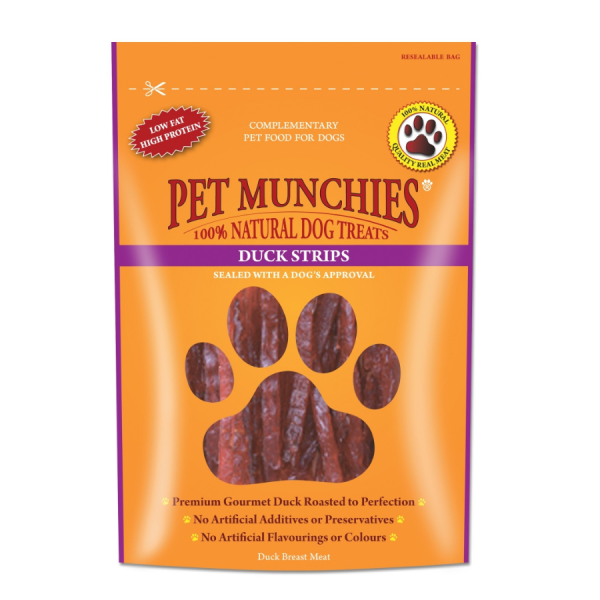 P/Munchies Duck Strips 90g