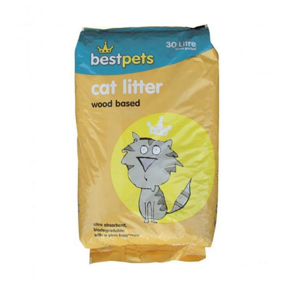 Wood Pellet Cat Litter - Large Bag