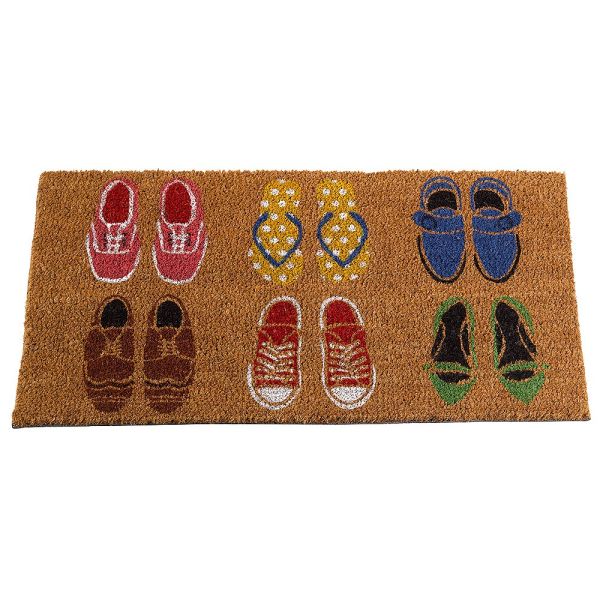 Shoe-aholic Coir Door Mat