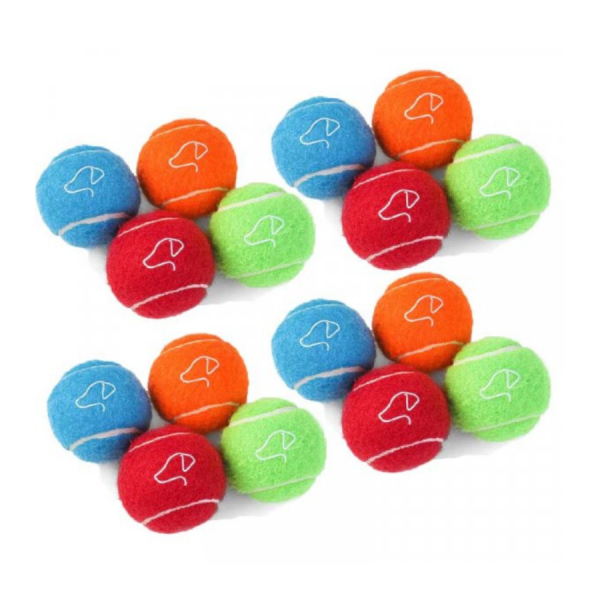 Squeaky Pooch Tennis Balls 6.5cm - Bulk bag