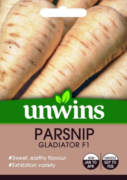 Unwins Parsnip Gladiator F1 Seeds