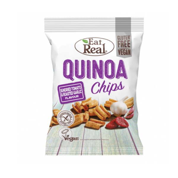 Eat Real GF - Quinoa Chips Tomatoe & Roasted Garlic