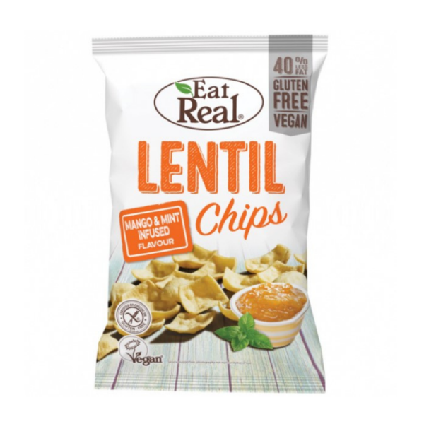Eat Real GF - Lentils Chips Mango & Mint