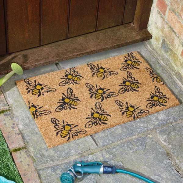 Bumblebees Coir Door Mat