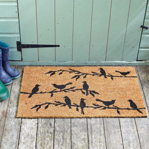 Bird Song Coir Door Mat