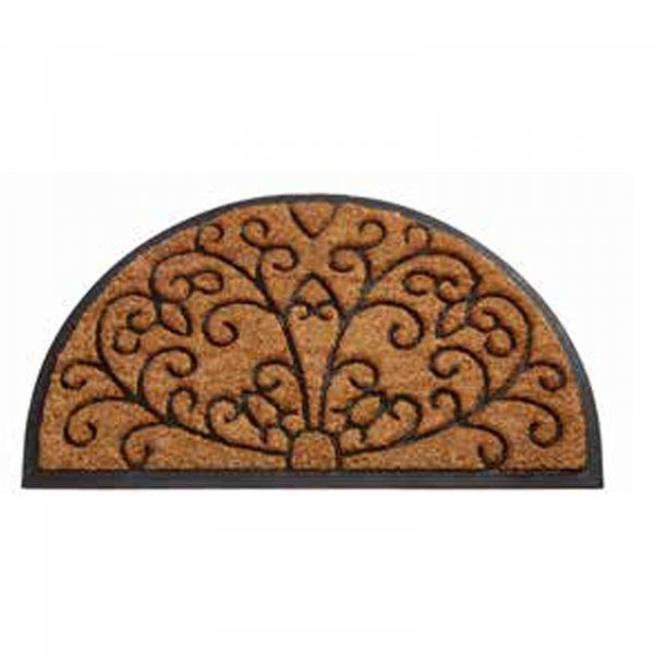 Heavy Duty Multi-mat Half moon Scroll Door Mat