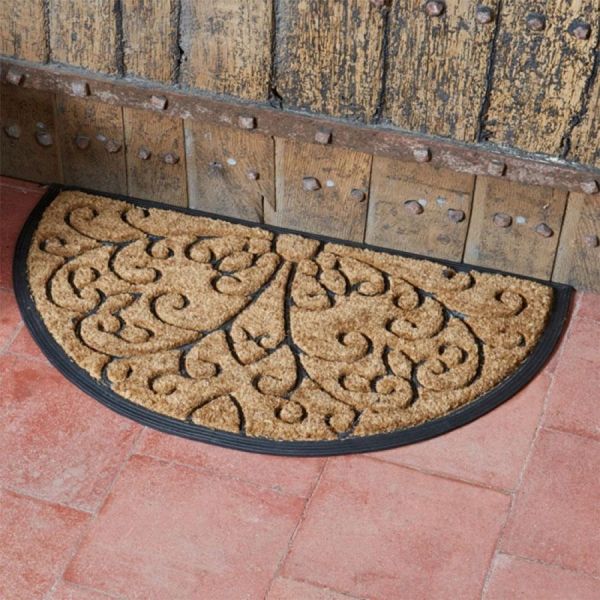 Heavy Duty Multi-mat Half moon Scroll Door Mat