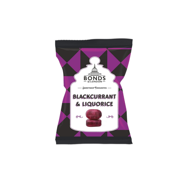 Bonds Blackcurrant and Liquorice Sweets