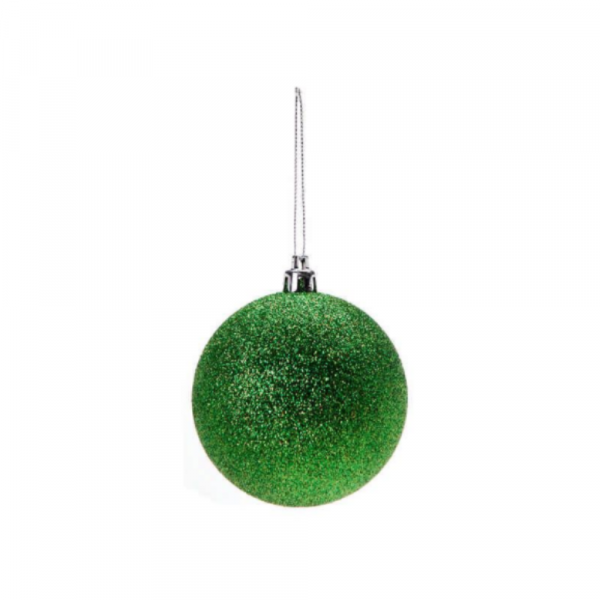 Green Glitter Shatterproof Ball