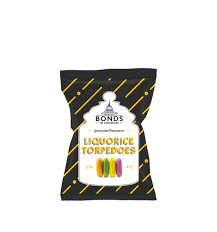 Bonds Liquorice Torpedos 150g