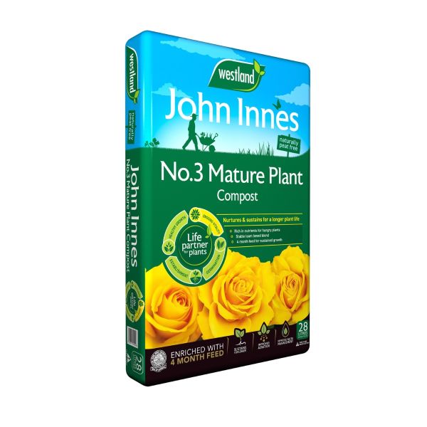 John Innes No 3 Mature Plant Compost - 28L