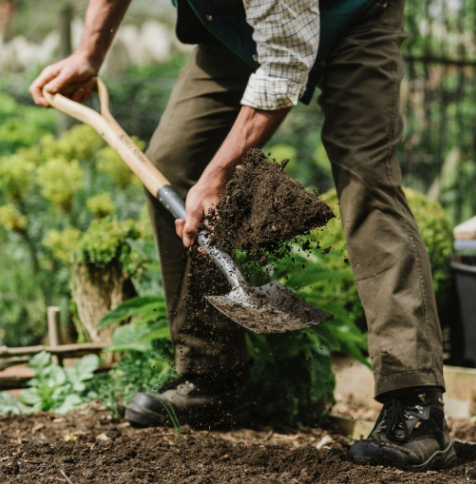 Kent & Stowe Carbon Steel Border Spade