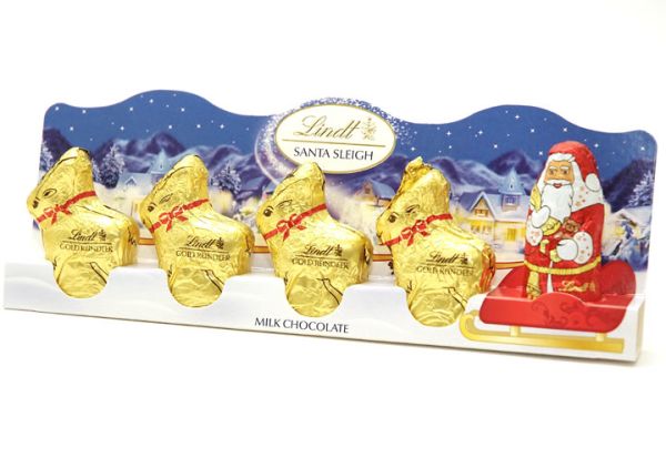 Milk Chocolate Santa Sleigh 5 Pack