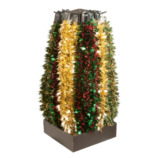 Large Fern Leaf/Loop Tinsel - Rocket