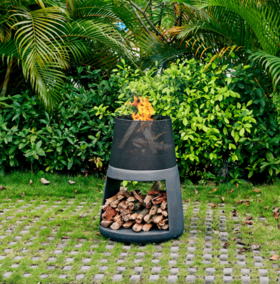Outdoor Wood Burning Fire Pit 