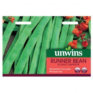 Unwins Runner Bean Scarlet Emperor Seeds