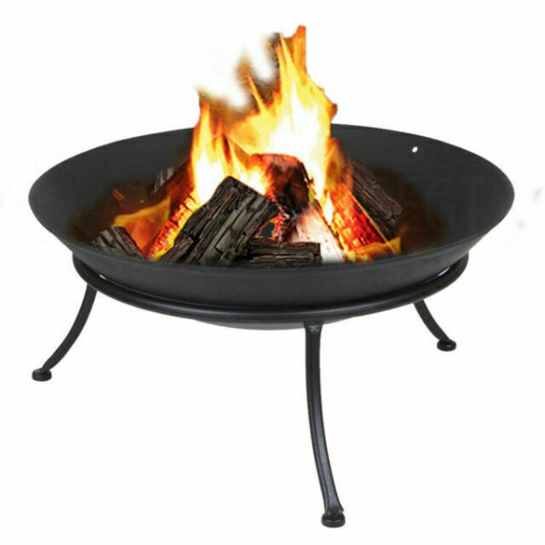 Fire Bowl on Metal Stand