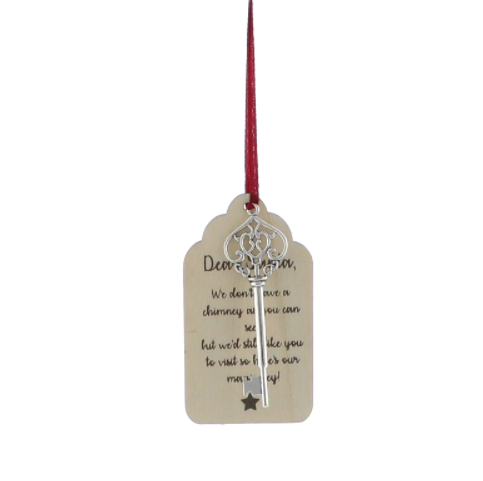 Santas Magic Key With Wooden Tag