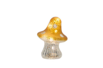 Bo Lit Yellow Glass Mushroom