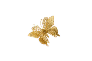 Gold Butterfly Clip