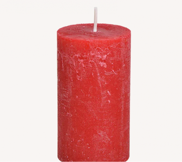 Red Wax Candle