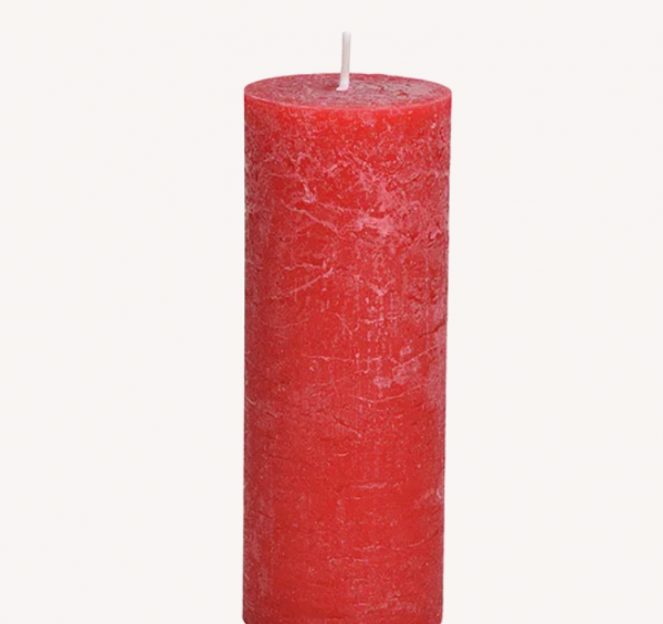 Red Wax Candle - 18cm