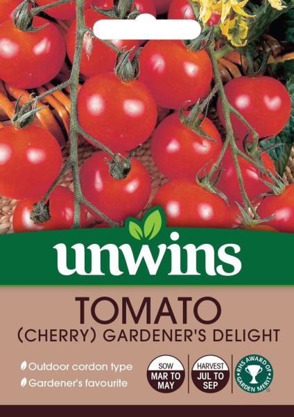 Unwins Tomato (Cherry) Gardener's Delight Seeds