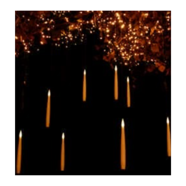 Set Of 10 Battery Operated Led Floating Candles