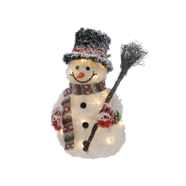 Bo Lit Snowman with Broom