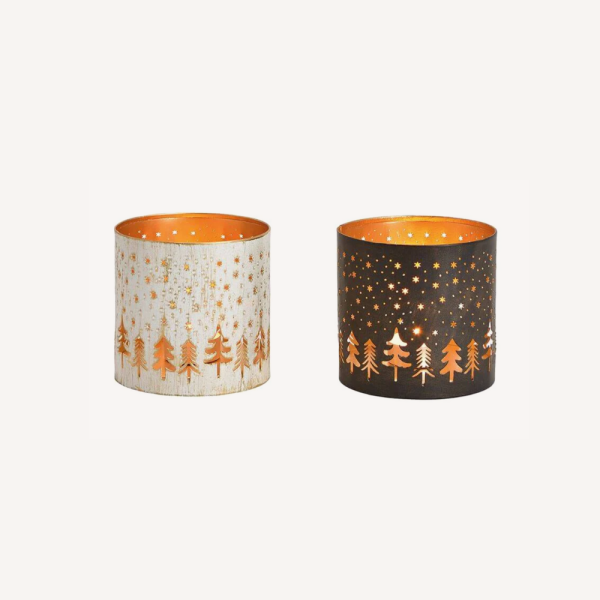 Winter Forest Tea Light Holder