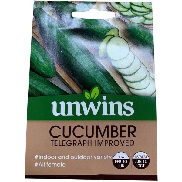 Unwins Cucumber - Telegraph Improved Seeds 