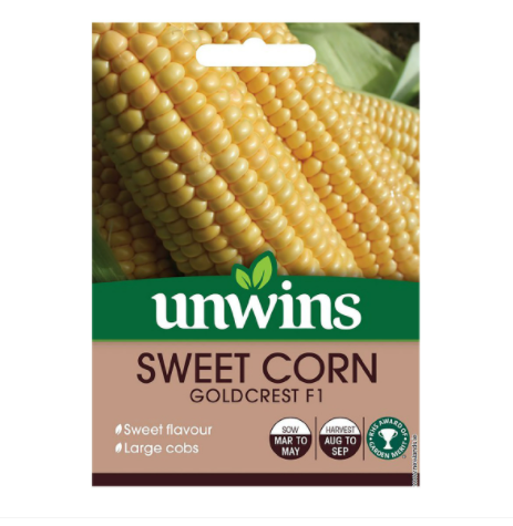 Unwins Sweet Corn Goldcrest F1 Seeds