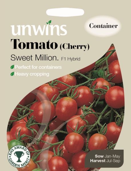 Unwins Tomato Sweet (Cherry) Million Seeds