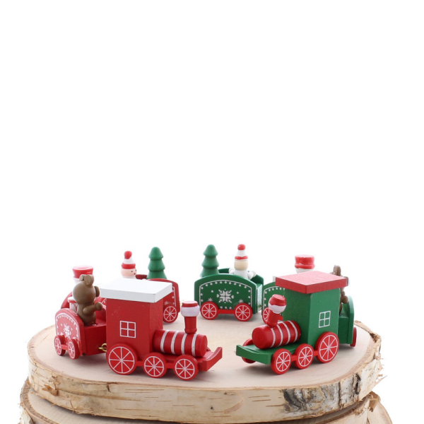 Wooden Christmas Train