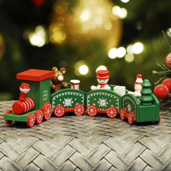 Wooden Christmas Train