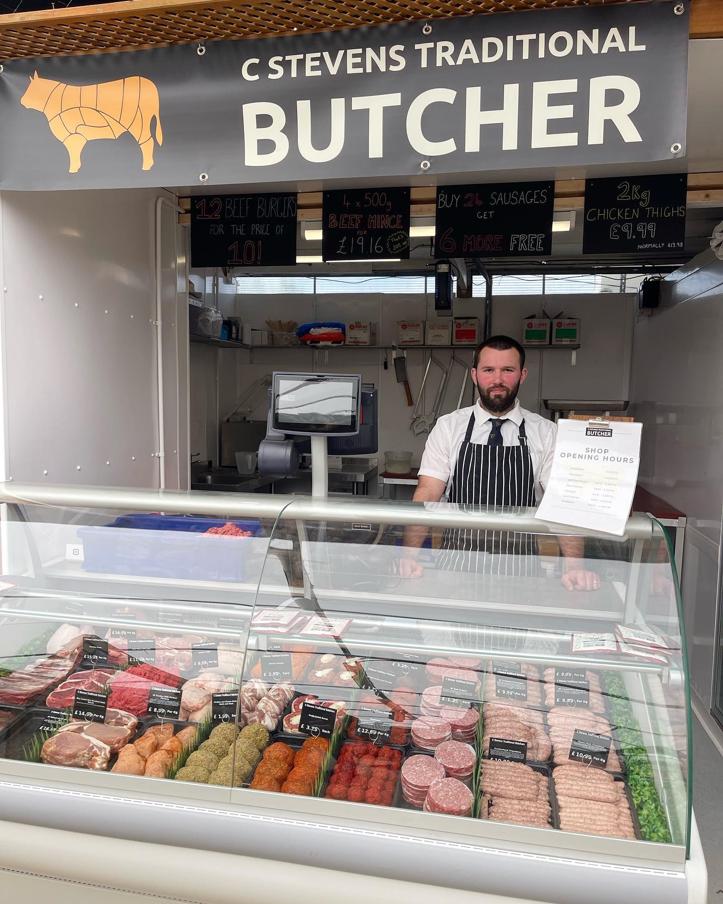 Meet our new butcher at Stone Cross!